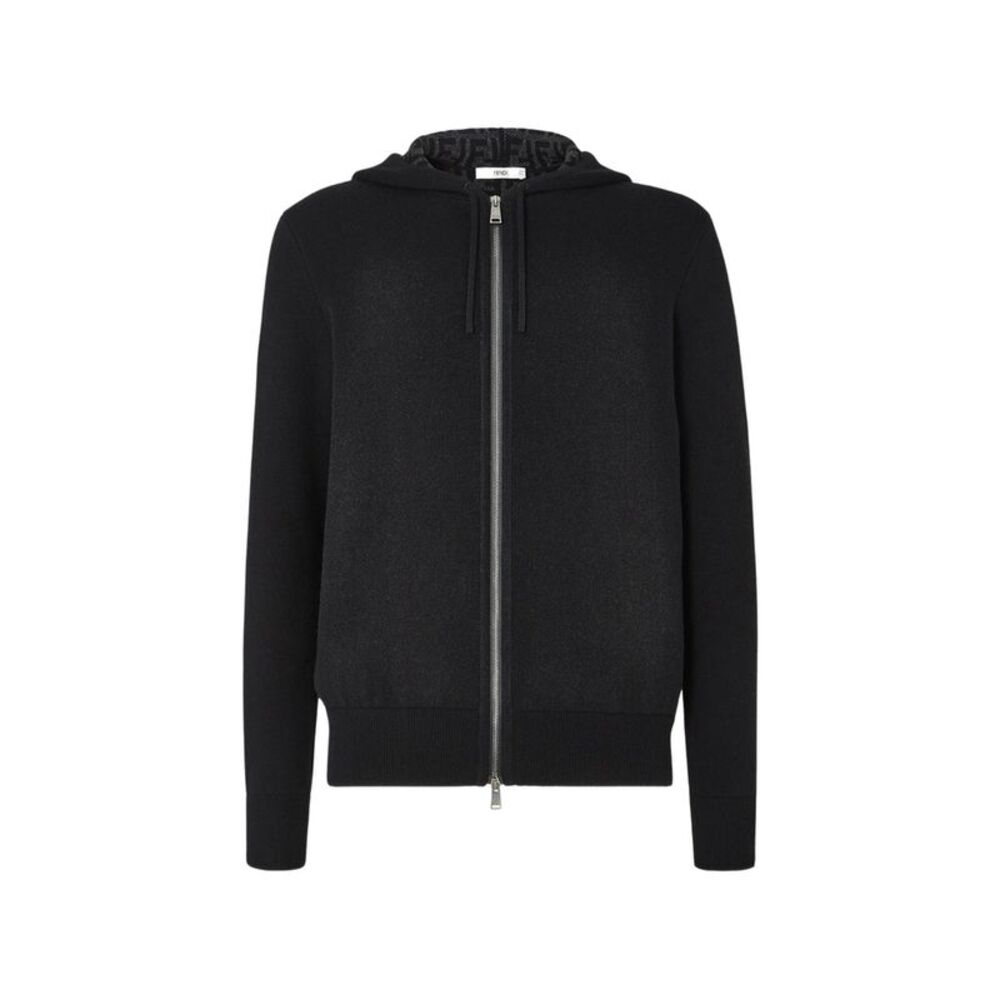 Fendi Black Sweaters & Knitwear - Hoodies Men